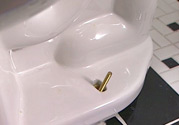 toilet repair - flange bolt